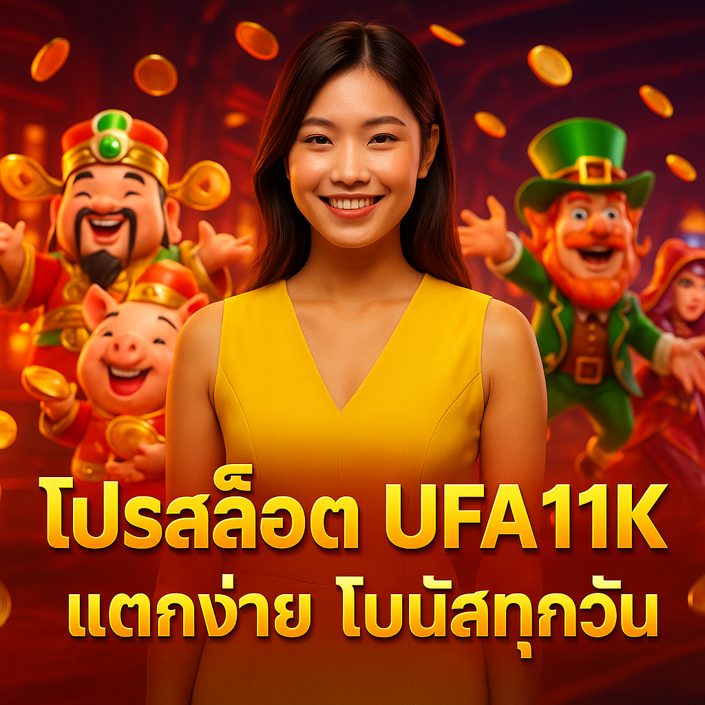 โปรสล็อต UFA11K แตกง่าย โบนัสทุกวัน