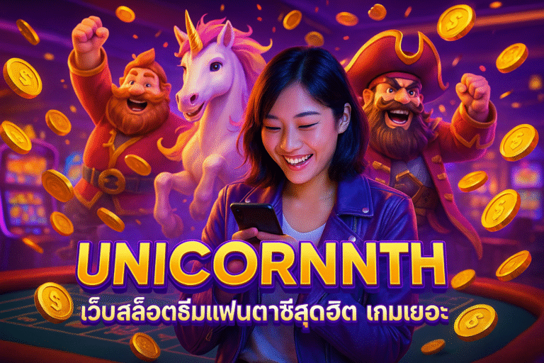 UNICORNTH เว็บสล็อตธีมแฟนตาซีสุดฮิต เกมเยอะ