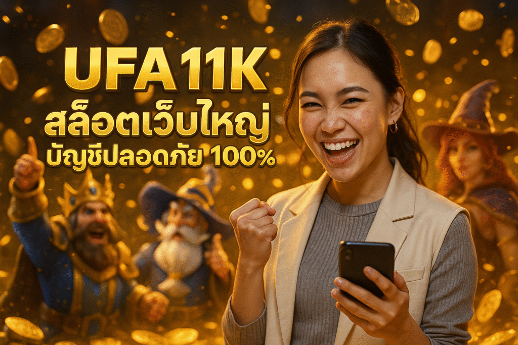UFA11K สล็อตเว็บใหญ่ บัญชีปลอดภัย 100%