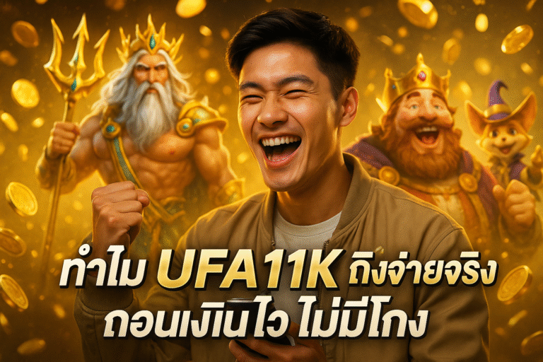 ทำไม UFA11K ถึงจ่ายจริง ถอนเงินไว ไม่มีโกง