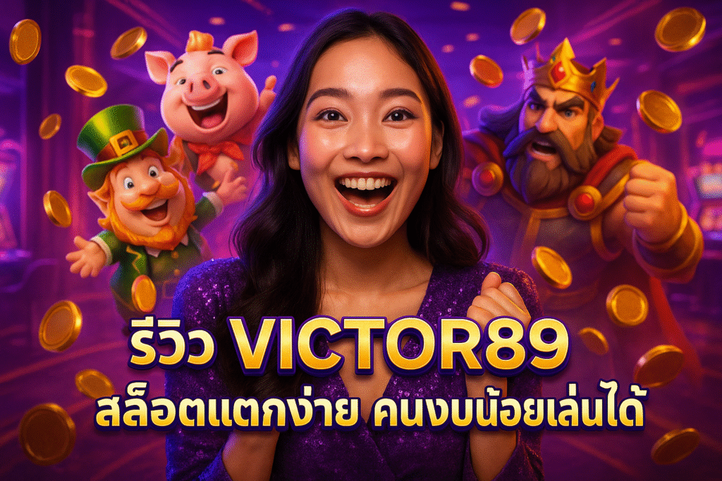 รีวิว VICTOR89 สล็อตแตกง่าย คนงบน้อยเล่นได้